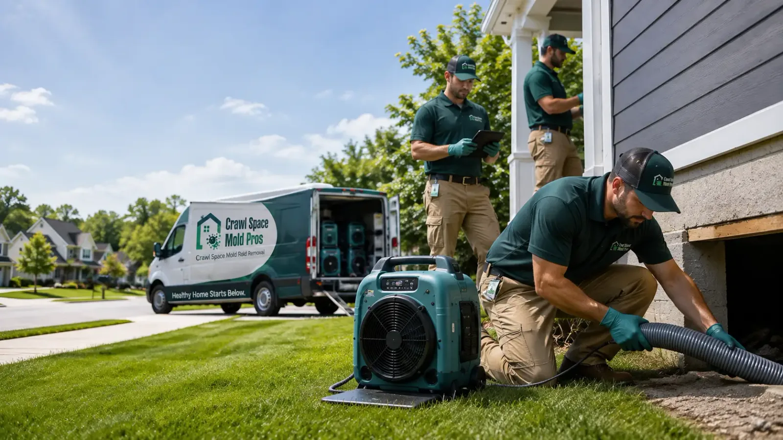Crawl Space Mold Removal in Kaukauna, WI